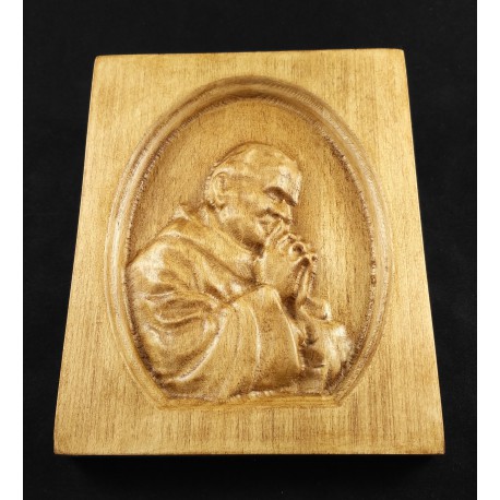 Rzeźba drewniana - Św. Jan Paweł II